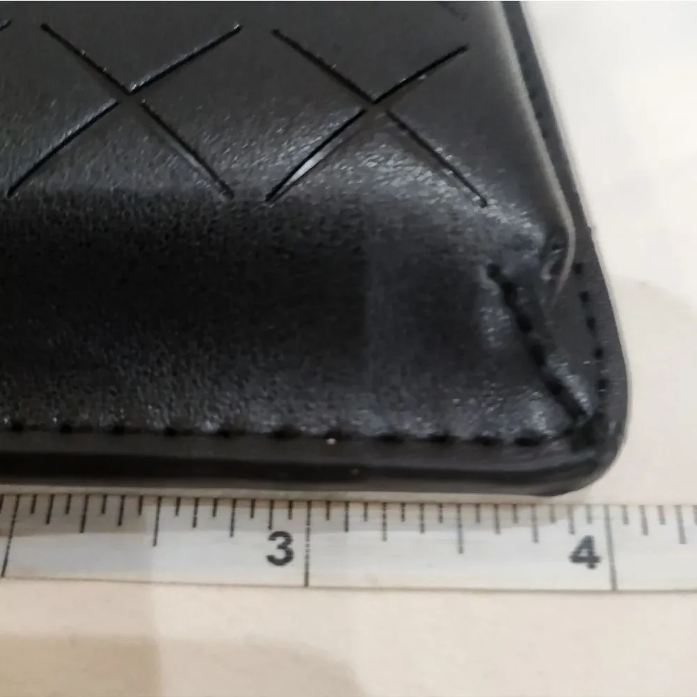 Coco Crush Black Leather Phone Case with Chain